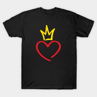 Heart Love Outline T-Shirt